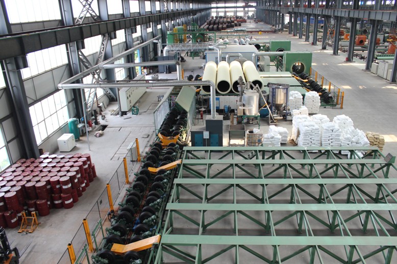 山东胜利保温生产线正式投入生产