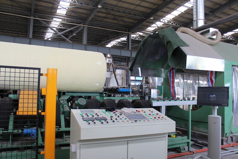 山东胜利保温生产线正式投入生产